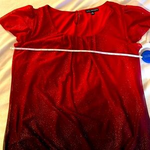 Beautiful cranberry ombré blouse